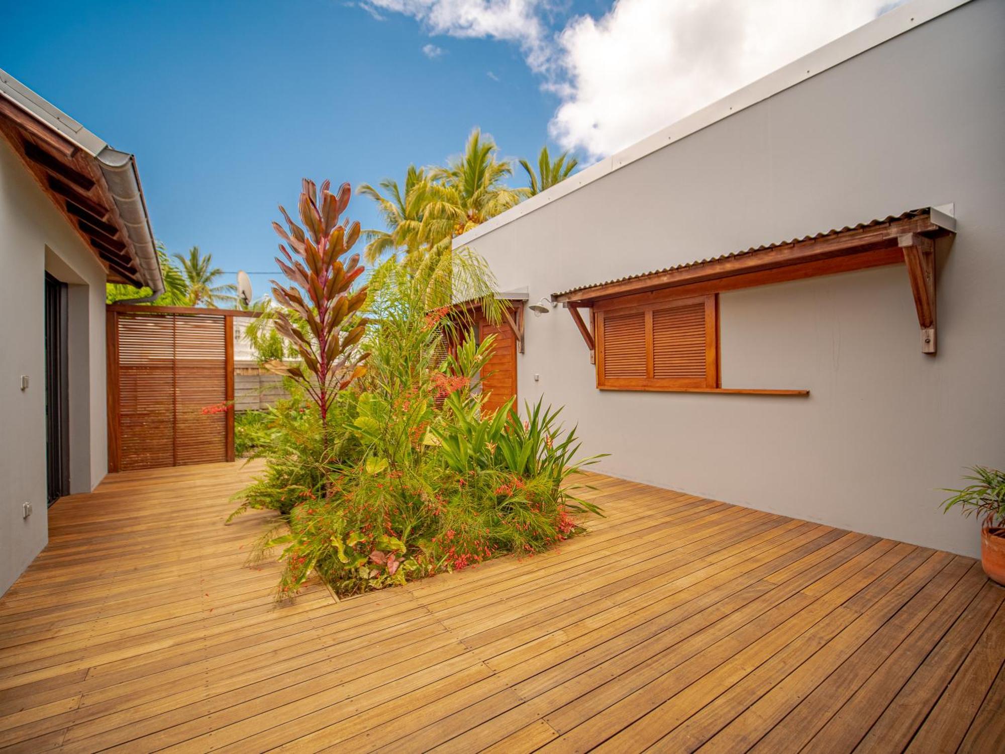 La Kaz Veloutier - Villa 4 Chambres Avec Piscine La Saline Les Bains Exterior foto